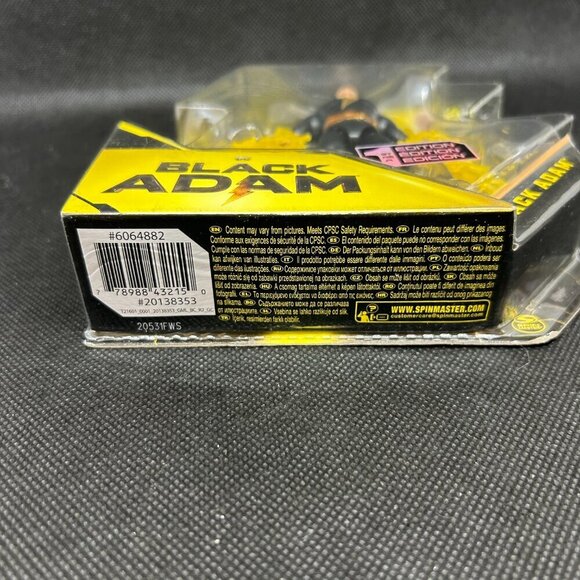 New in package Spin Master 1st edition “Black Adam" action figure - Picture 3 of 3